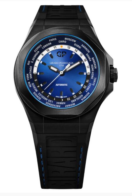 Replica Girard Perregaux Laureato Absolute WW.TC 81065-21-491-FH6A watch